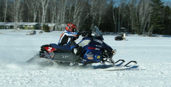 In what has to be Yamaha's best day of snowmobile racing in years,