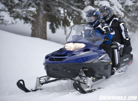 Polaris Snowmobile Jumping. Surely not Polaris, which