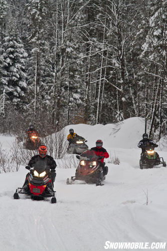 Fun Snowmobile Ride Ontario