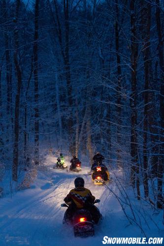 OFSC Snowmobile Trails Evening Ride