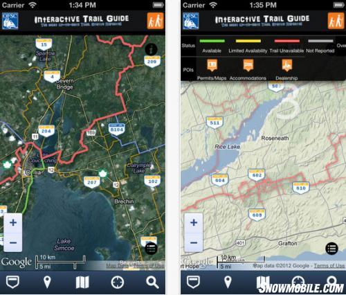 OFSC Interactive Trail Guide iPhone App