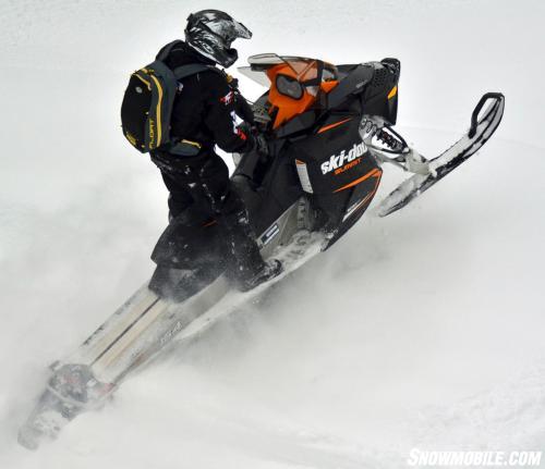 2014 Ski-Doo Summit Sport 800R Action Climbing