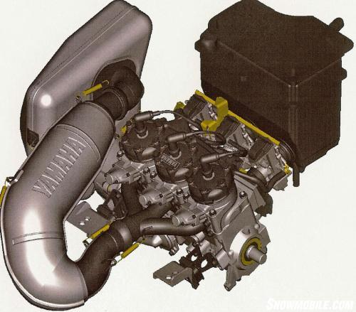 2002 Yamaha SX Viper Two-Stroke Engine