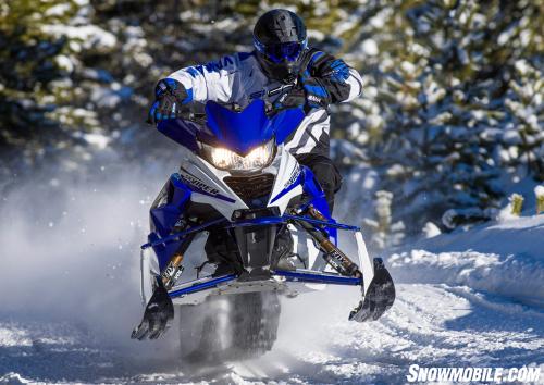 2015 Yamaha SR Viper RTX SE Action Front Blue