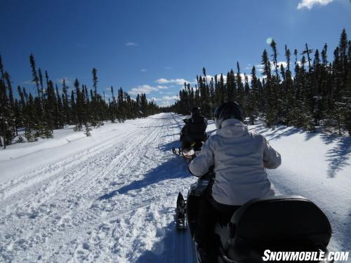 Scenic Ontario Snowmobile Trail