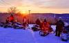 Algoma Snowmobiling Sunset