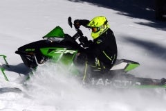 If desiring a race ready ZR 8000, then grip an RR and pretend the snowmobile racing gods have crowned you master of trail, lake and ditch. The ZR 8000 RR is, well, remarkable to pilot.