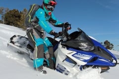 Can you set up a wrong foot forward downhill sidehill turn? Yes.  Yamaha spent almost three years working with Arctic Cat to assure the ProClimb chassis is robust, while being nimble at "mountaineering."