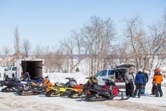 Snowmobile-Staging-Area