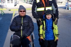 The legend Blair Morgan, former professional racer for Arctic Cat and for many years, Ski-Doo (Blair Morgan Racing) was on hand to meet race fans and to remain engaged in coaching and consulting after his race accident.