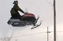 Vintage Yamaha Snowmobile Jump [video]