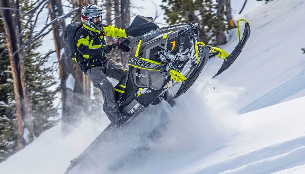 2017 Polaris 800 Pro RMK 174 LE Lime