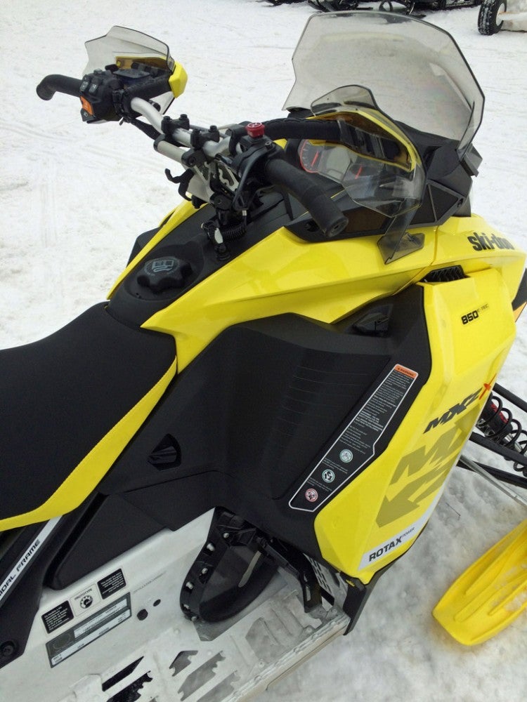 2017 Ski-Doo MXZ X Cockpit