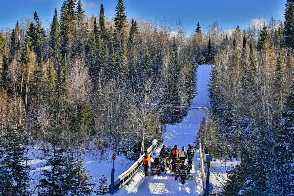 Cochrane Snowmobile Bridge