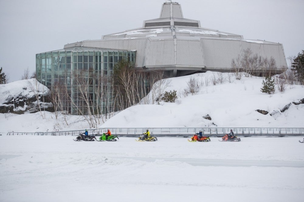 Science North Snowmobiling