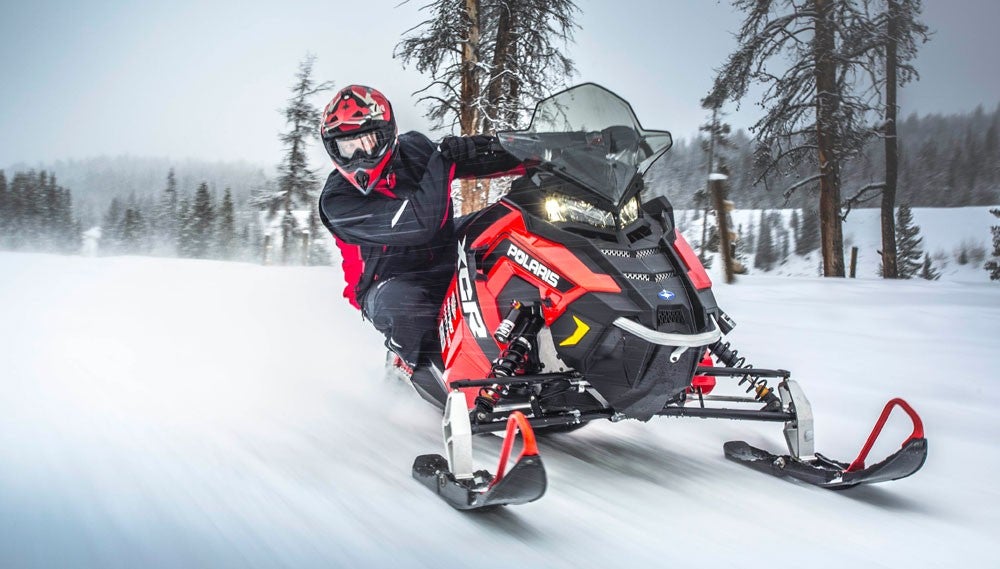 2017 Polaris 600 Rush XCR Action