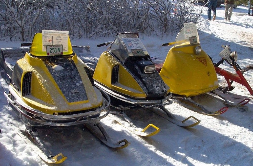 Vintage Ski-Doo Snowmobiles