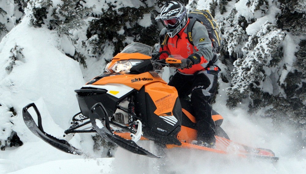 2017 Ski-Doo Renegade Backcountry X 800R Action Left