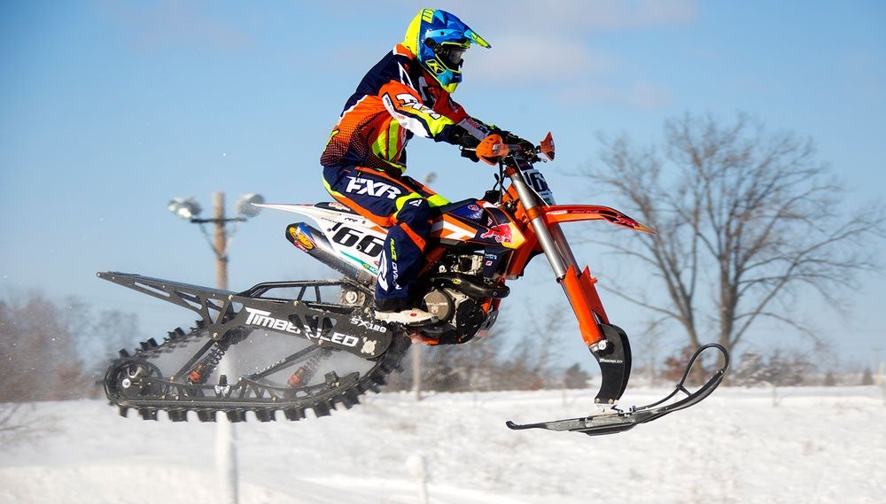 Snow Bike Racing Jump