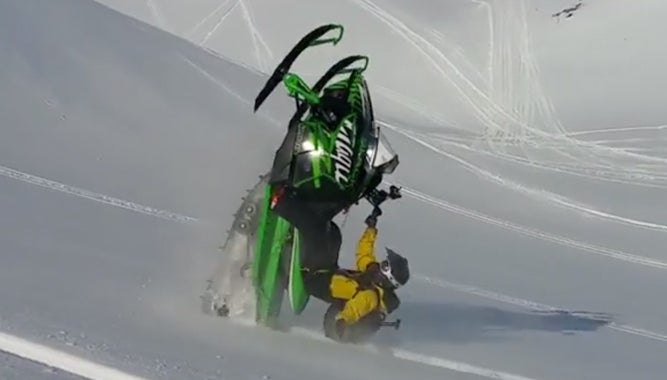 Ski Doo Freeride >> Snowmobile Wheelie Fail + Video - Snowmobile.com Ski Doo Freeride >> Snowmobile Wheelie Fail + Video - Snowmobile.com