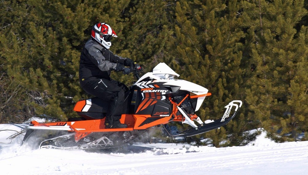 2017 Arctic Cat XF High Country Skis Up
