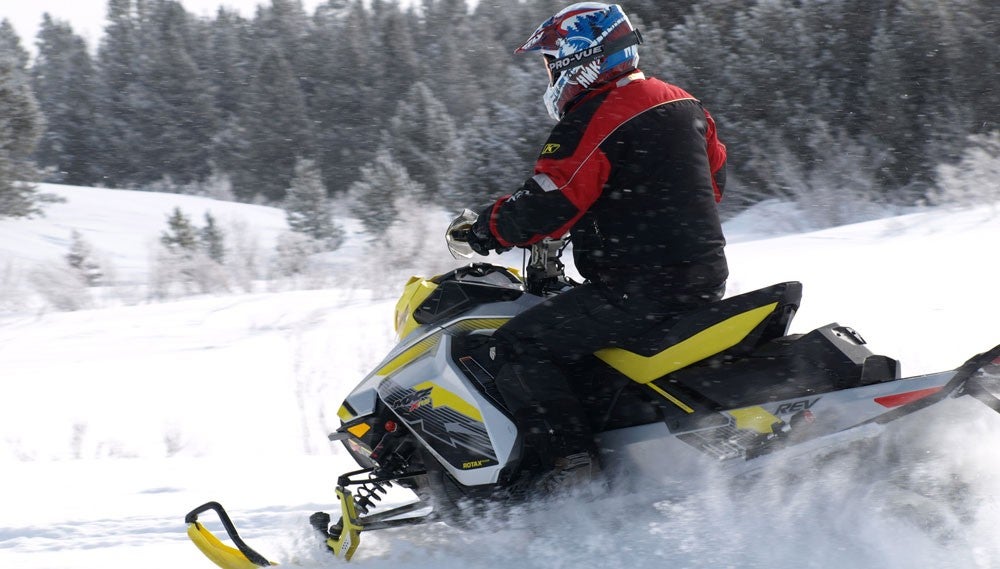 2018 Ski-Doo MXZ X-RS 850 Action Rear