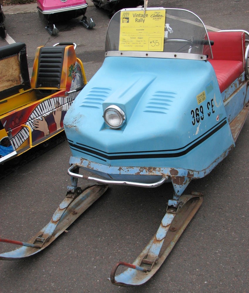 Vintage Snowmobile