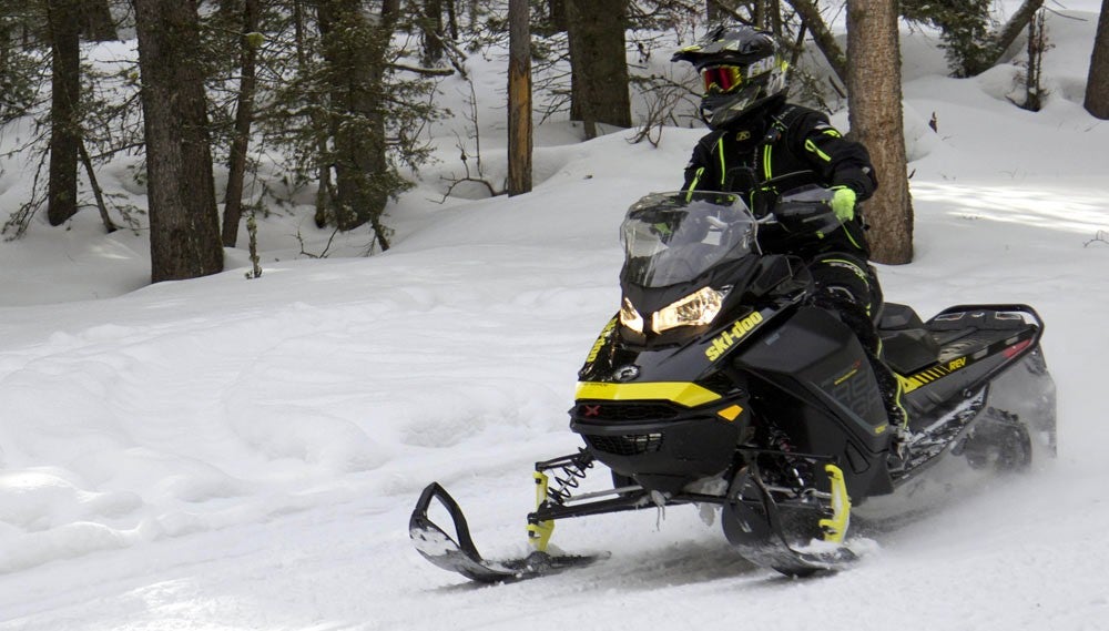 2018 Ski-Doo Renegade Backcountry X 850 Sitting Tall