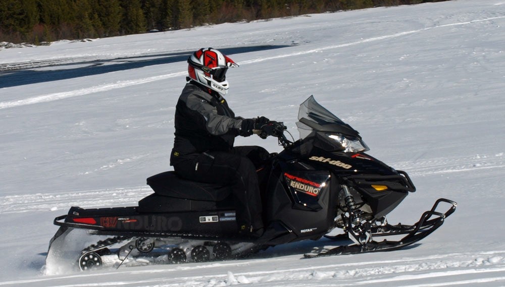 Ski-Doo Enduro Side Action