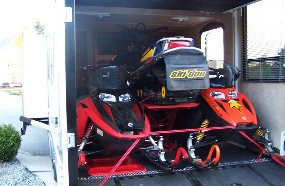 Snowmobiles Stacked Toy Hauler: Toy Haulers For Snowmobiles