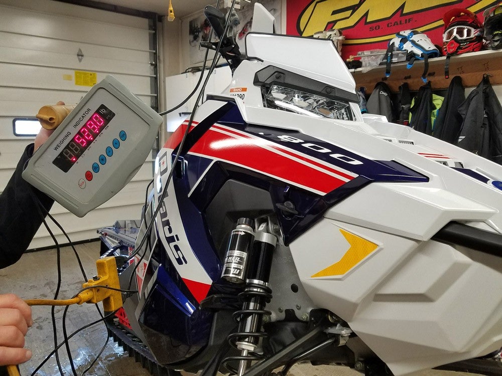 2018 Polaris Pro-RMK Weigh