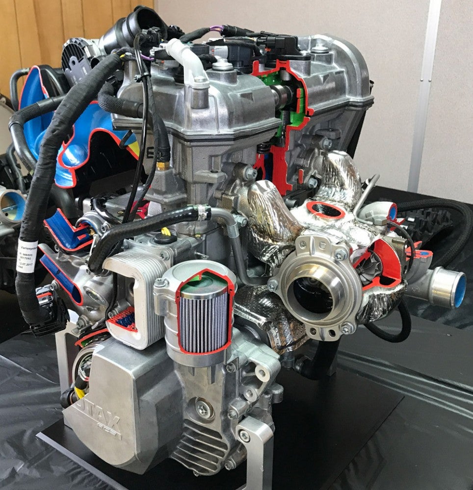 Rotax 900 ACE Turbo Cutaway