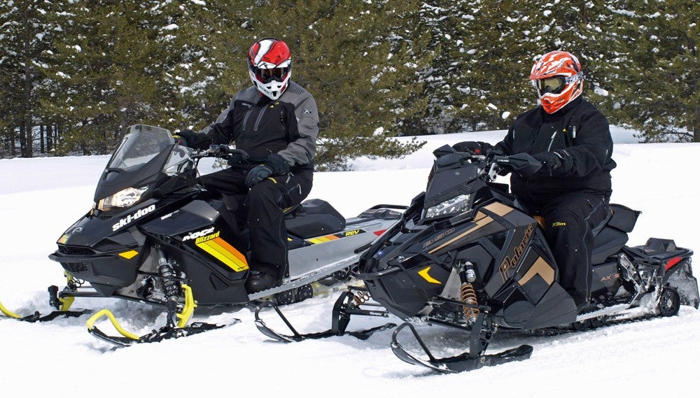 2019 Polaris 850 Rush Pro-S Ski-Doo Blizzard