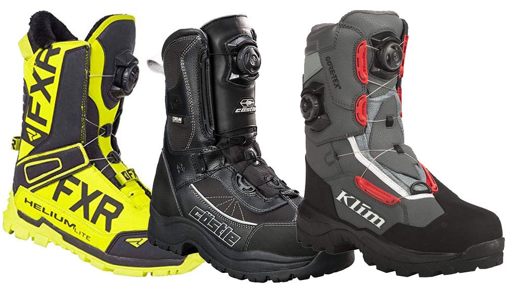 best snowmobile boots for trail riding