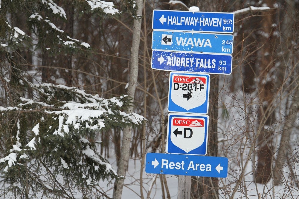 There's plenty of great snowmobiles trails in Ontario.