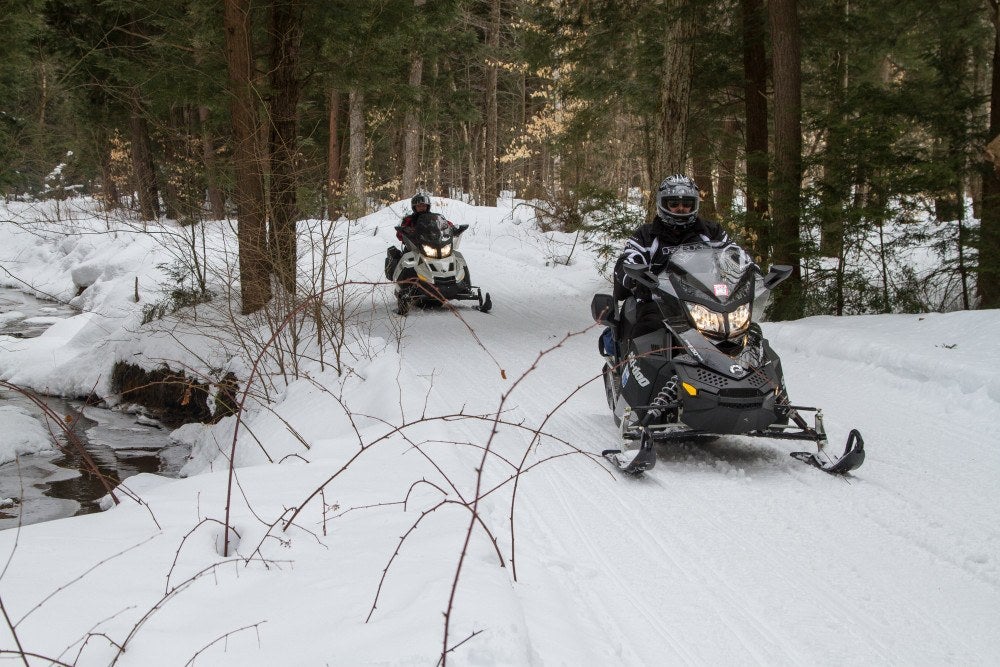 You don't have to head due north to experience Ontario by snowmobile. The Muskokas offer plenty of great trails for a trip.