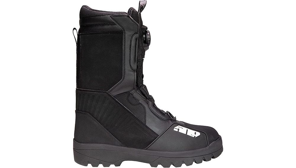 Black 509 Raid Single Boa snowmobile boot