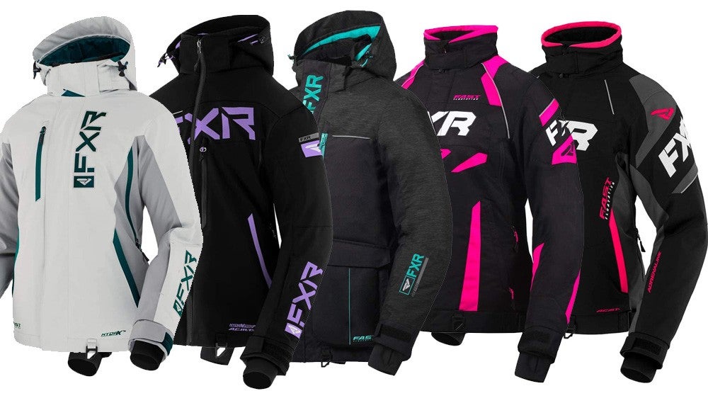 Black/White Details about   FXR Velocity Women's Snowmobile Jacket 
