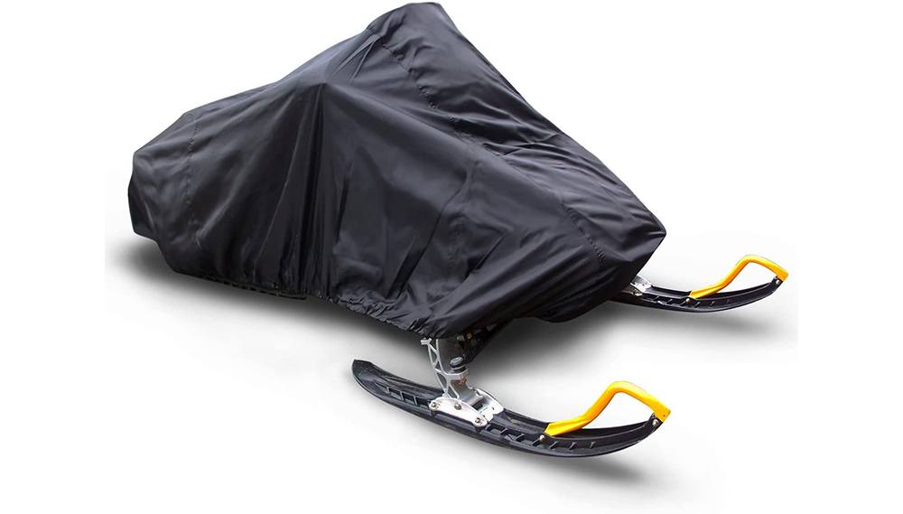 Another affordable option on our best snowmobile covers list is the RipStop Trailerable Snowmobile Cover from Budge. 