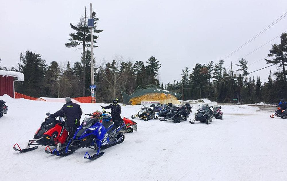 Try Snowmobiling Foater