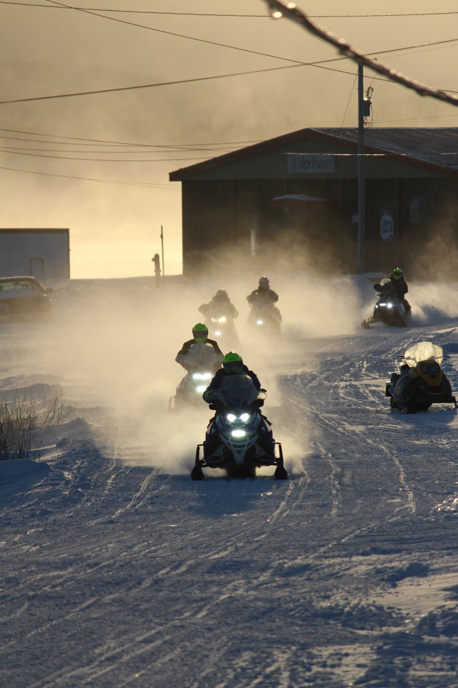 After Rigolet (pictured), there are no roads that join the communities and checkpoints. Although there are some winter ice roads, riders may not use them and are completely on their own.Photo: Cain's Quest