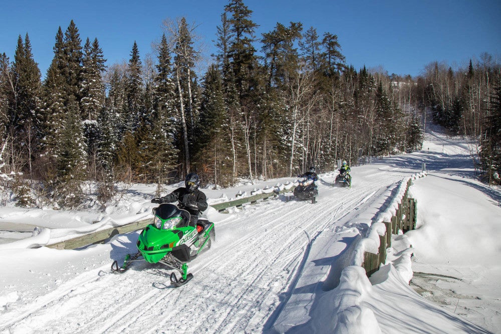 Dubreuilville Snowmobiling Bridge