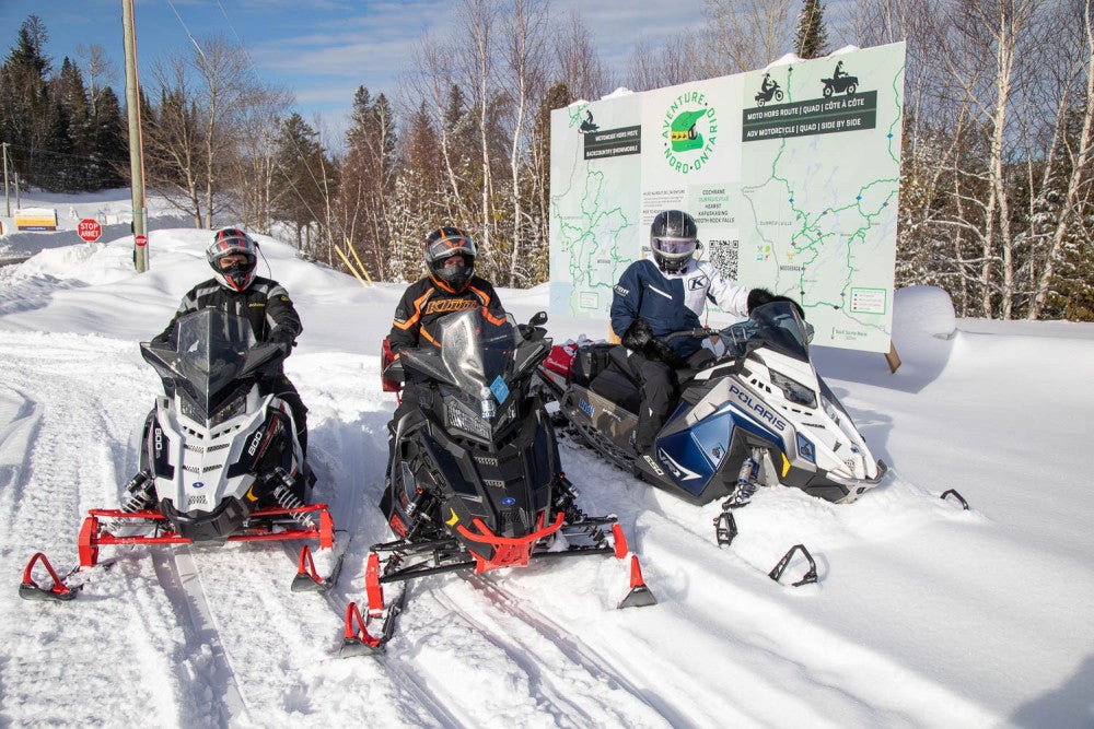 Dubreuilville Snowmobiling Map