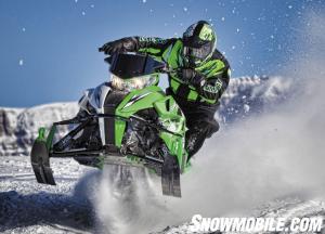 2013 Arctic Cat Race Replica Action