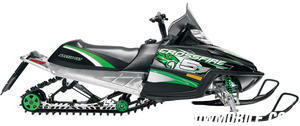 Arctic Cat outfitted the Crossfire 5 with longer travel, but reworked older design front and rear suspensions.