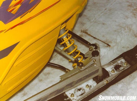 One of the 'big' for 1999 advancements included revisions in Ski-Doo’s ADSA front suspension.