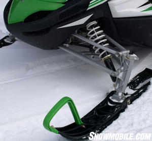 Arctic Cat pioneered double A-arms and is in its seventh generation on the T500.  