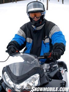Carrying a small pocket camera lets you grab a quick shot of your sled buddy. Carrying a small pocket camera lets you grab a quick shot of your sled buddy.
