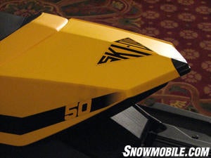 The 50th anniversary edition in Ski-Doo yellow is the new upbeat 'in' color according to the Pantone Color Institute.