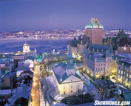 These Québec City buildings are 400 years old.